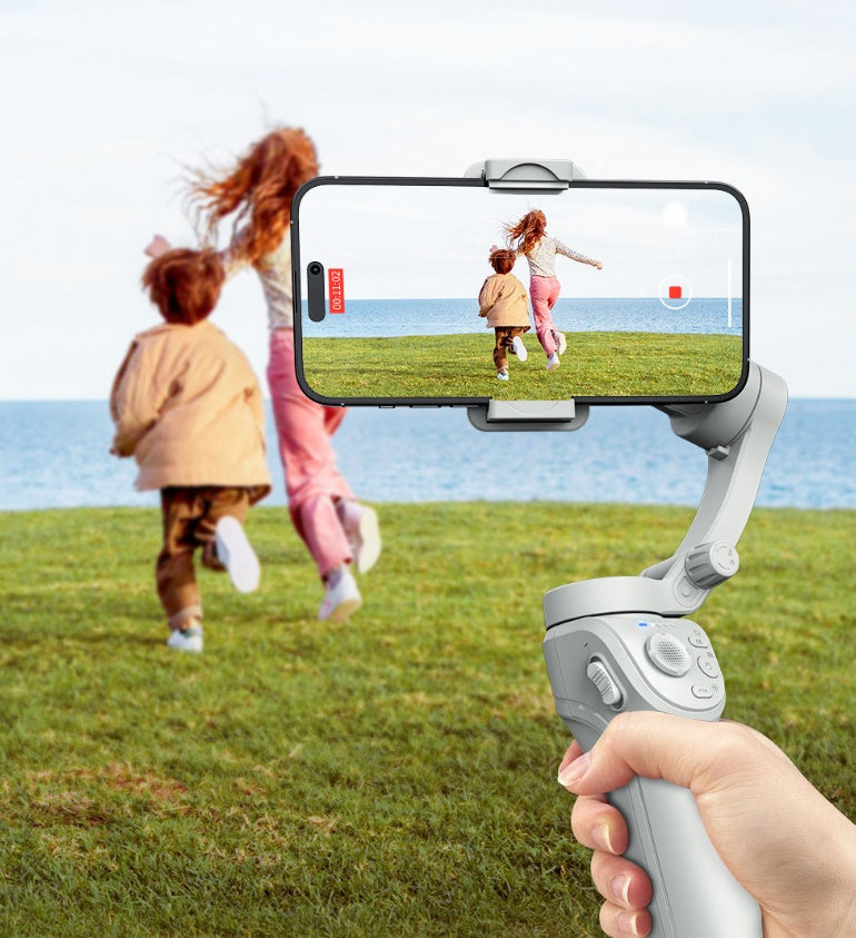 GlideShot AI Pro Gimbal — 3-Axis Stabilizer with Face Tracking